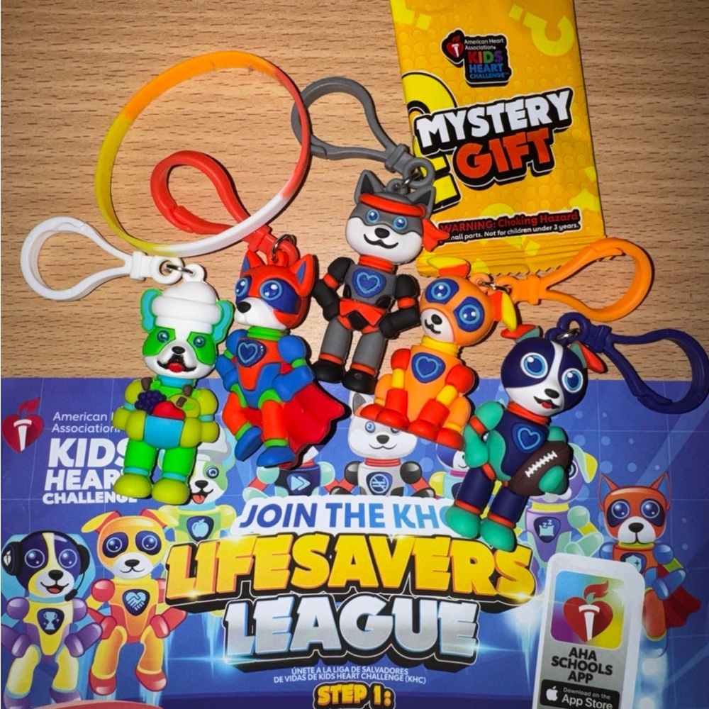 Kids heart challenge keychains (5)